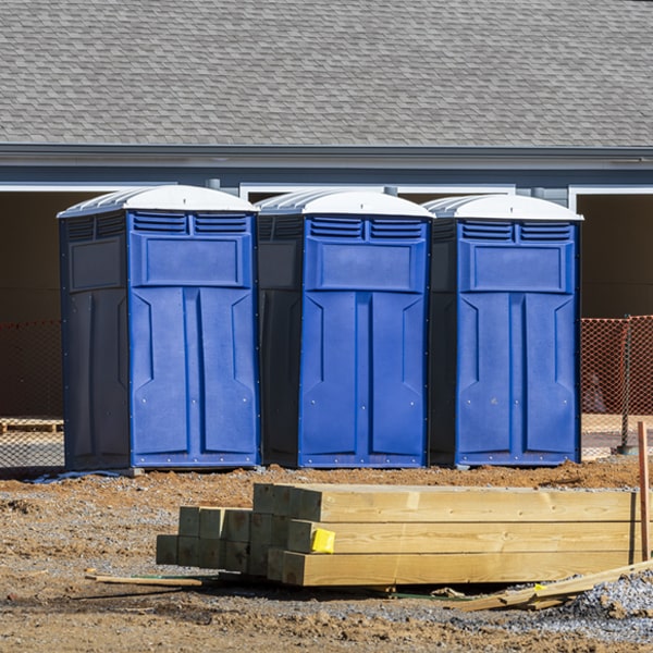 how do you dispose of waste after the porta potties have been emptied in Lynnview